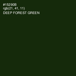 #15290B - Deep Forest Green Color Image